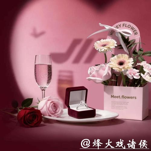 七鲜小厨推出节日活动：玫瑰花随单送，晒单或得1克拉钻戒